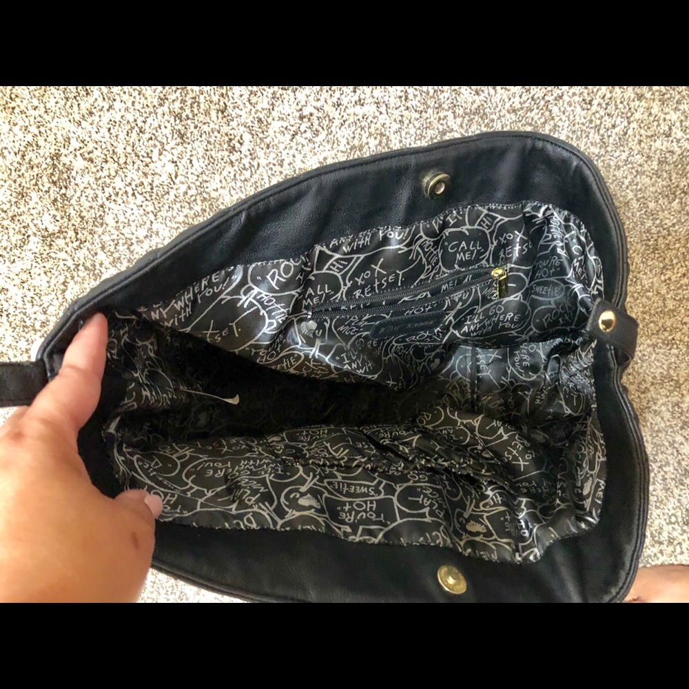 Betsey Johnson Quilted Heart Purse Hand Bag - Picture 8 of 8